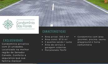 Imagem 5: Casa de condomínio para venda possui 88 metros quadrados com 3 quartos