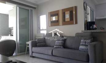 Imagem 4: Apartamento com 3 dormitórios para alugar, 113 m² por R$ 1.212,21/dia - Riviera de São Lou