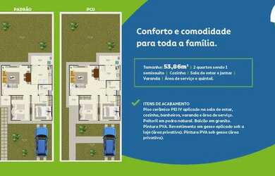 Imagem 6: Casa de condomínio para venda tem 53 metros quadrados com 2 quartos