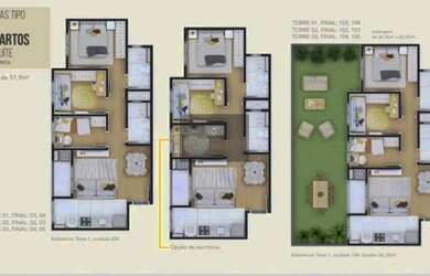 Imagem 4: Cobertura Duplex à venda no Residencial Essence Novo Mundo Curitiba-PR