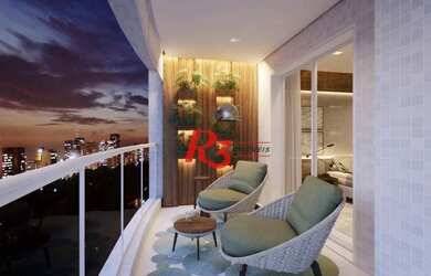 Imagem 4: Apartamento com 3 dormitórios à venda, 163 m² por R$ 3.700.000,00 - Ponta da Praia - Santo