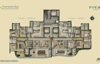 Imagem 7: Poeme Horto, Apartamento Nascente, Com 4 Suítes Entre 173M² E 203M² Com 3 Ou 4 Vagas De Ga