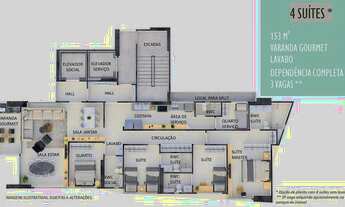 Imagem 4: EA- Oportunidade Apartamento no melhor da Madalena. 4 quartos, 3 suítes, 2 vagas