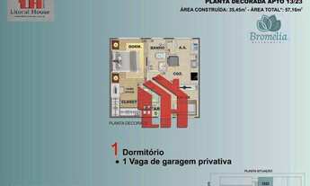 Imagem 2: Apartamento com 1 dormitório à venda, 35 m² por R$ 209.000,00 - Vila Voturuá - São Vicente