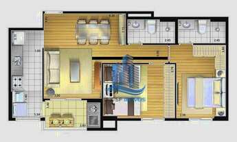 Imagem 4: Apartamento à venda, 64 m² por R$ 580.392,00 - Fundação - São Caetano do Sul/SP