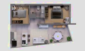 Imagem 7: Apartamento para venda com 55 metros quadrados com 2 quartos em Sumaré - São Paulo - SP