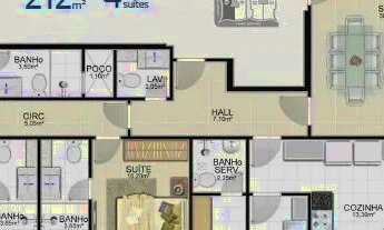 Imagem 8: Lançamento, Apartamento à Venda com 4 Suítes na Praia da Bacutia Guarapari-ES