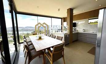 Imagem 2: Casa contemporânea, alto padrão, 4 suítes e 1 suíte reversível no térreo, piscina, área go