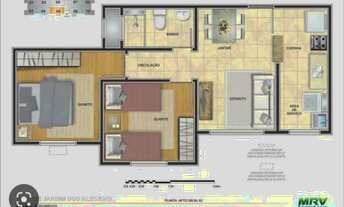 Imagem 2: Apto do jardins dos ipês para venda - Térreo