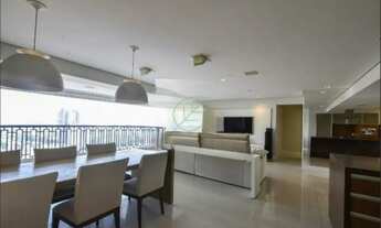 Imagem 1: Apartamento com 144m² 2 suítes e 3 vagas Andar Alto Mobiliado