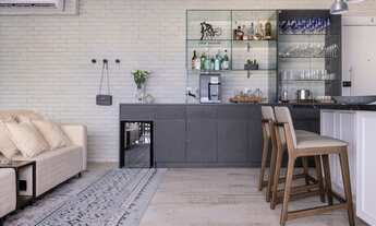 Imagem 4: Apartamento maravilhoso, andar alto, face norte em prédio recém entregue, 98ms, varanda in