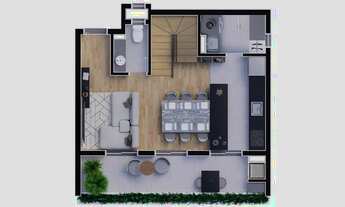 Imagem 2: Imóvel para venda com 108 metros quadrados com 3 quartos em Santa Felicidade - Curitiba