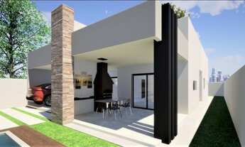 Imagem 3: Vendo casa nova 3/4 ( em construção) com piscina e Varanda gourmet com churrasqueira, na