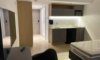 Imagem: Flat mobiliado no Marista 28 m tudo incluso