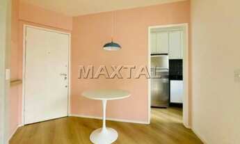 Imagem 3: Apartamento de 36m² com sacada, 1 dormitório e 1 vaga de garagem, na Vila Nova Conceição