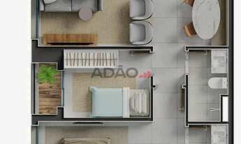 Imagem 7: Ágio Venda de Ágio Apartamento Singah | Jardim Goiás | Nascente | 01 Vaga