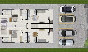 Imagem 4: Apartamento com 2 dormitórios à venda, 60 m² por R$ 210.000,00 - Nova Palhoça - Palhoça/SC