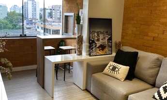 Imagem 4: Excelente apartamento mobiliado de 2 dormitórios e 1 vaga de garagem