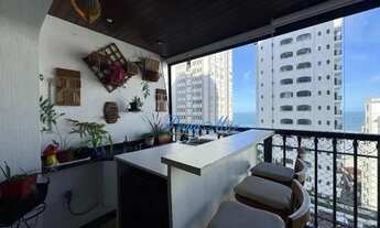 Imagem 4: Apartamento com 3 dormitórios à venda, 172 m² por R$ 1.175.000,00 - Pitangueiras - Guarujá