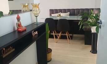 Imagem 2: Apartamento de 3 dormitórios com living estendido, semi mobiliado, suíte e churrasqueira