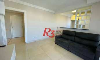 Imagem 4: Apartamento com 1 dormitório para alugar, 58 m² por R$ 4.900,00/mês - Boqueirão - Santos/S