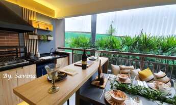 Imagem 2: 75m² - Churrasqueira na varanda. VISTA PANORÂMICA DA VARANDA