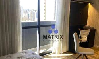 Imagem 4: Excelente Studio mobiliado no The Five East Batel Móveis Planejados de 1° linha