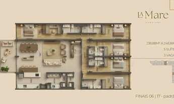 Imagem 5: Apartamento para Venda em Florianópolis, Campeche, 5 dormitórios, 5 suítes, 7 banheiros, 3