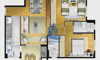Imagem 2: Apartamento à venda, 70 m² por R$ 607.783,00 - Fundação - São Caetano do Sul/SP