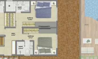 Imagem 4: Casa para venda com 184 metros quadrados com 4 quartos em Itacimirim (Monte Gordo) - Camaç