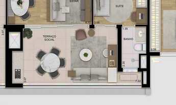 Imagem 2: Apartamento com 3 Suítes à venda, 109m² - Tatuapé