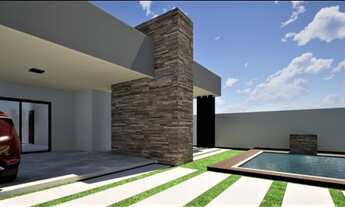 Imagem 4: Vendo casa nova 3/4 ( em construção) com piscina e Varanda gourmet com churrasqueira, na