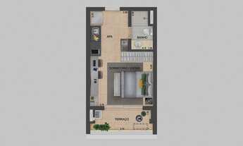 Imagem 7: Studio para venda tem 30 metros quadrados com 1 quarto em Vila Clementino - São Paulo - SP