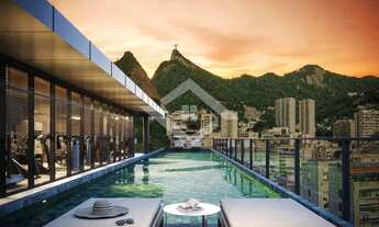 Imagem 4: Apartamento Quarto e Sala de 38 m² em Laranjeiras e Lazer no Rooftop