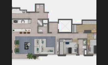 Imagem 4: Apartamento para venda com 130 metros quadrados com 3 quartos em Vila Mascote - São Paulo