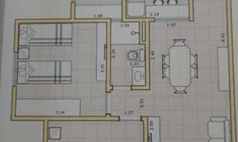 Imagem 4: Apartamento 60 metros com sacada, estudo troca por terreno inteiro
