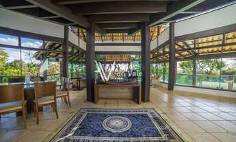 Imagem 6: CASA SUSPENSA ENTRE AS ÁRVORES COM CASCATA EM SEU INTERIOR