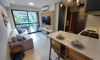 Imagem 5: Apartamento térreo no Cupe Beach Living totalmente mobiliado e decorado beira mar
