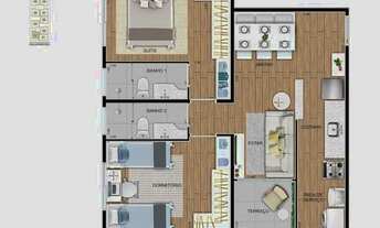 Imagem 5: Apartamento para venda com 50 metros quadrados com 2 quartos em Boa Vista - São Caetano d