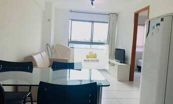 Imagem 2: Apartamento com 1 dormitório para alugar, 42 m² por R$ 1.800,00/mês - Boa Viagem - Recife