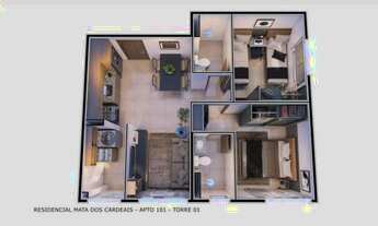 Imagem: Apartamento 2 quartos-varanda-suite,maceio