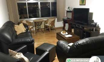 Imagem 2: Apartamento para venda possui 128 metros quadrados com 3 quartos em Aparecida - Santos - S