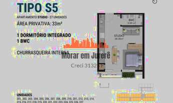 Imagem 3: Apartamento Studio a venda na Barra da Lagoa através de SPE