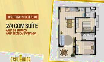 Imagem 3: Apartamento 2 Quartos para Venda em Salvador, Federação, 2 dormitórios, 1 suíte, 2 banheir