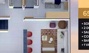 Imagem 2: CASA COM 65.47 m² - JARDIM IMPERADOR - PRAIA GRANDE SP