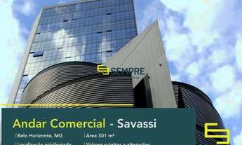 Imagem: Andar comercial para alugar, com 301 m²