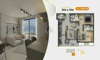 Imagem: Apartamento 2 Quartos com 2 Suítes e 68m²