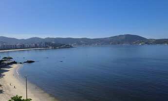 Imagem 3: Apartamento três quartos Ingá de frente para a praia, reformado, montado e decorado, vista