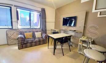 Imagem 2: Flat no Ninety contendo 33m², 1 dormitório e 1 vaga nos Jardins disponível para locação