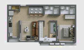 Imagem 6: Apartamento para Venda - 70.44m², 2 dormitórios, sendo 1 suites, 2 vagas - Boa Vista